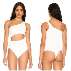 H:ours Celina Bodysuit in Ivory Size S
